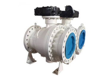 Full Port Soft Seated Ball Valve , Trunnion Mounted Three Piece Ball Valve